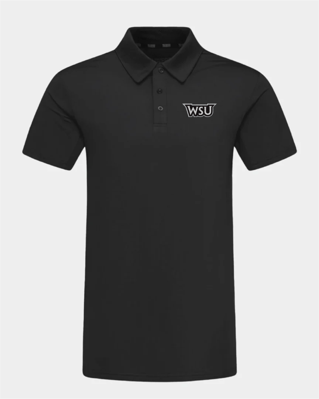 Weber State University Crest 2.0 Black Polo