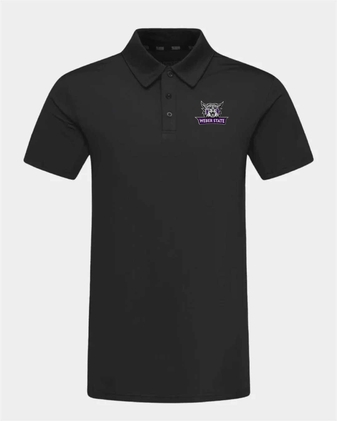 Weber State University Crest 2.0 Black Polo