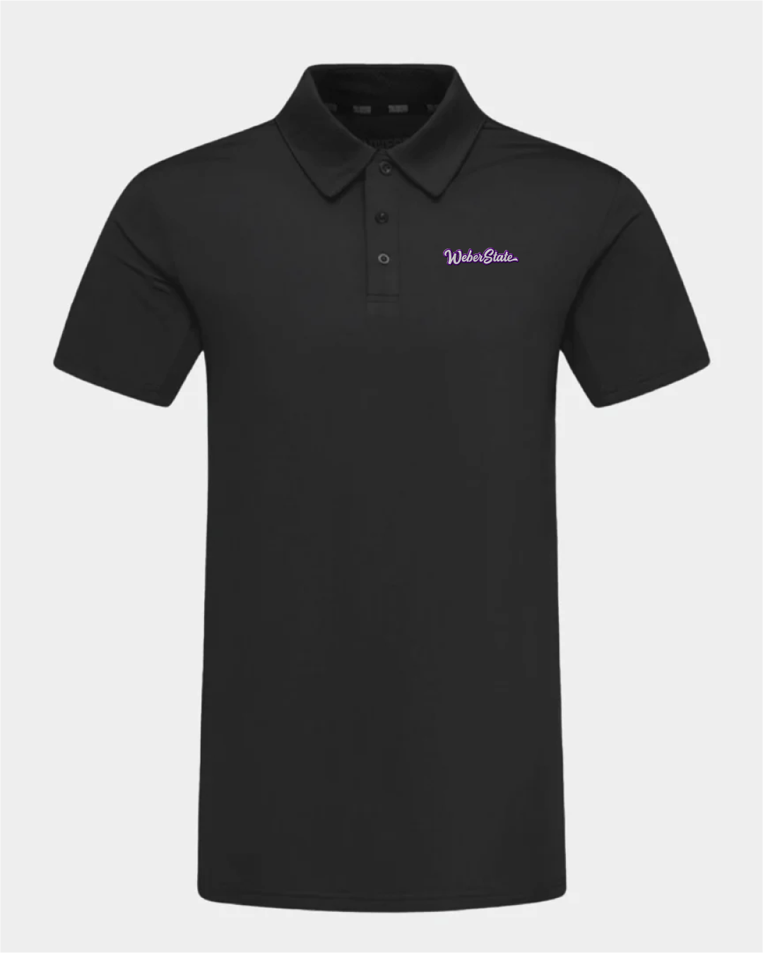 Weber State University Crest 2.0 Black Polo