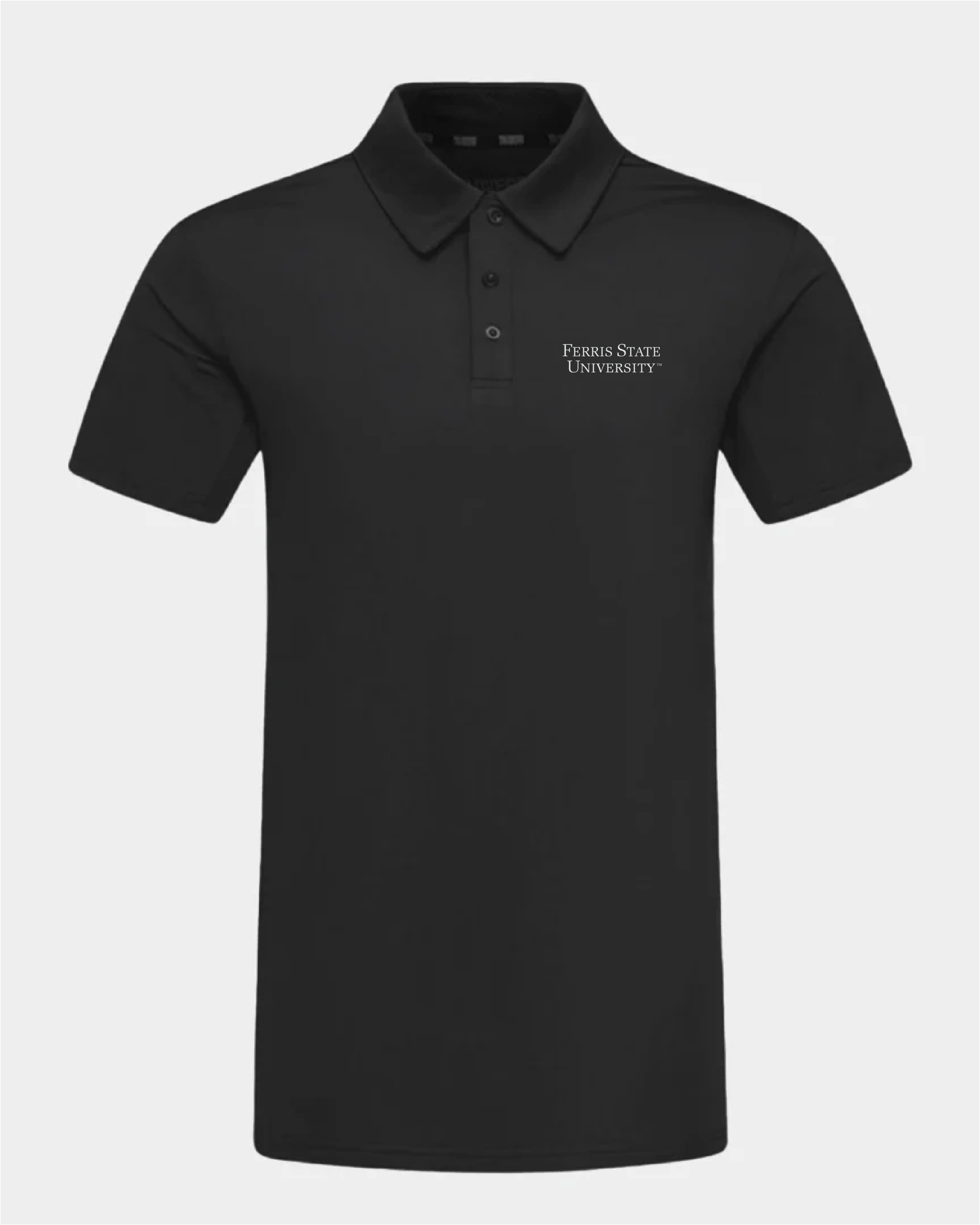 Ferris State Crest 2.0 Black Polo