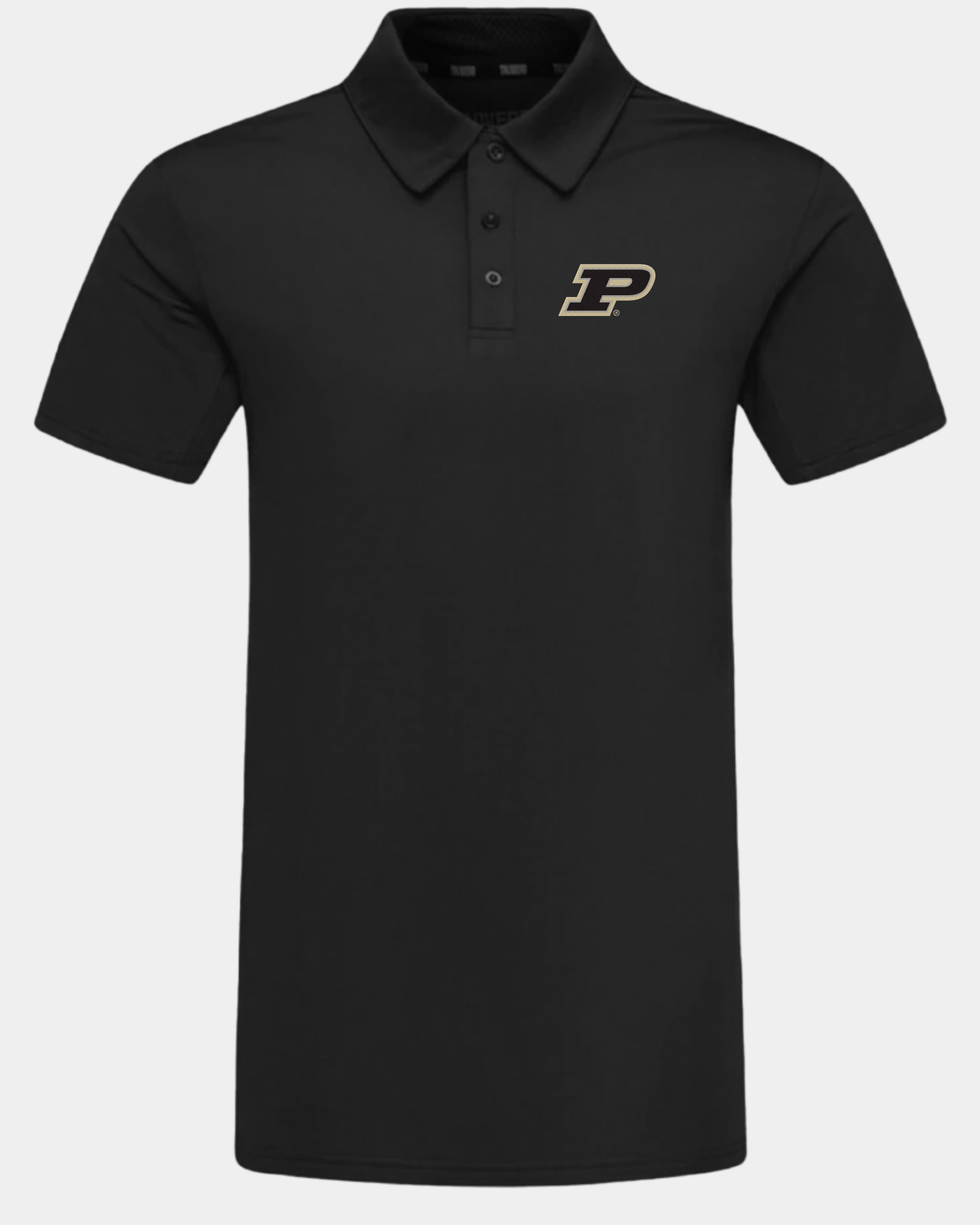 Purdue Crest 2.0 Polo Black