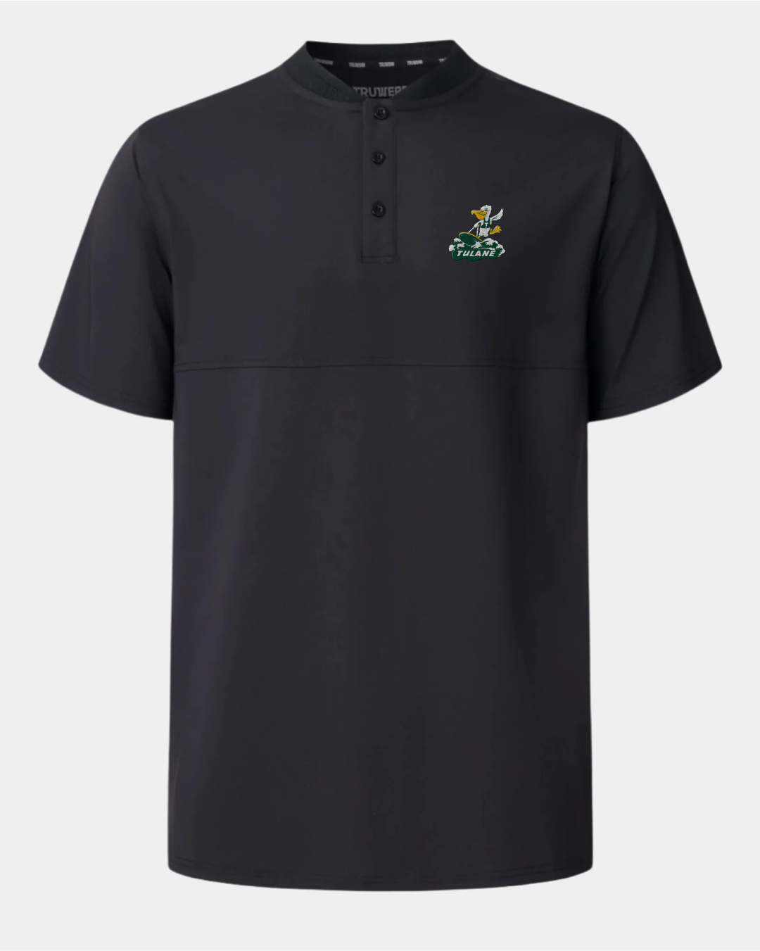 Tulane Crown Blade Polo Black