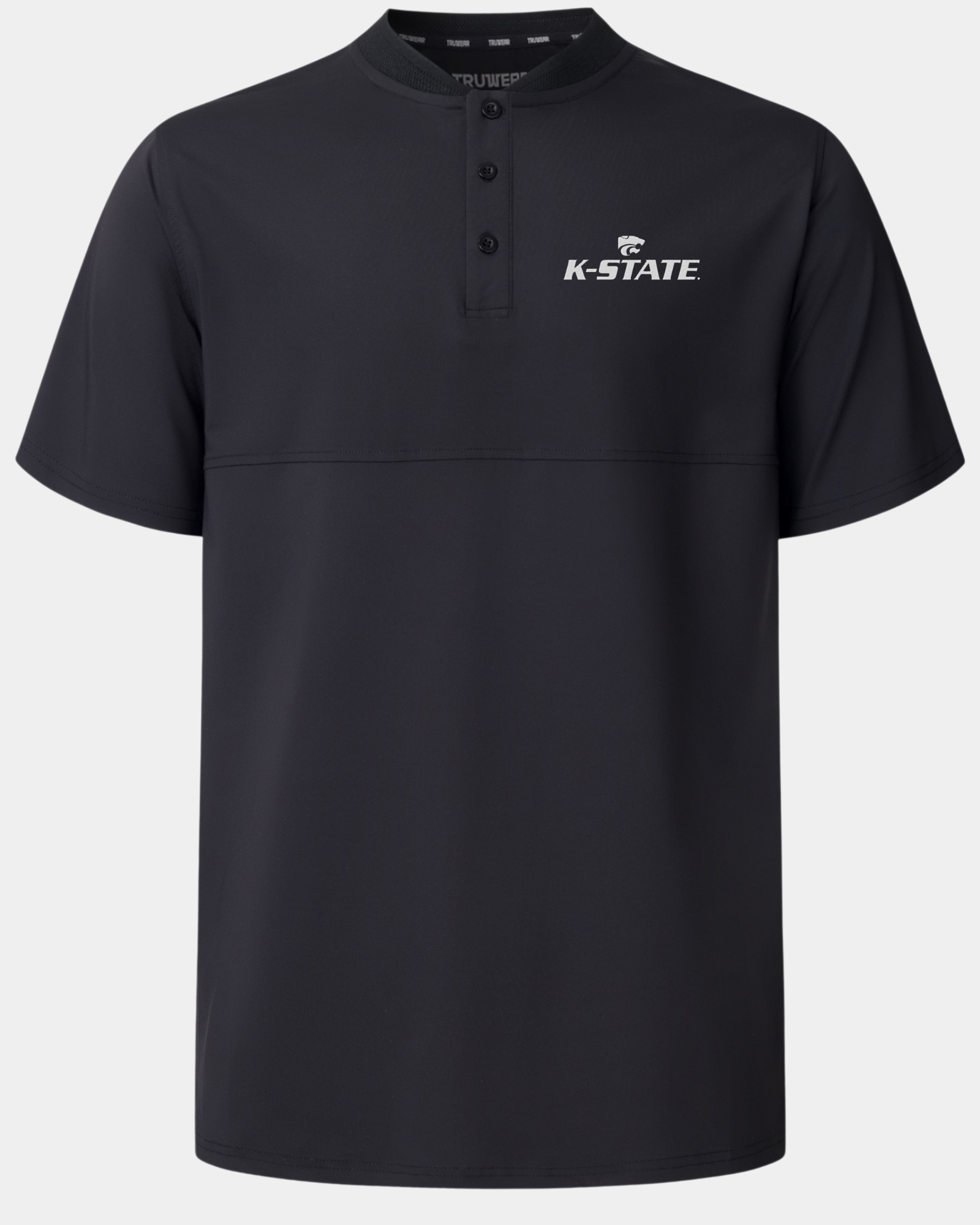Kansas State Crown Blade Polo Black