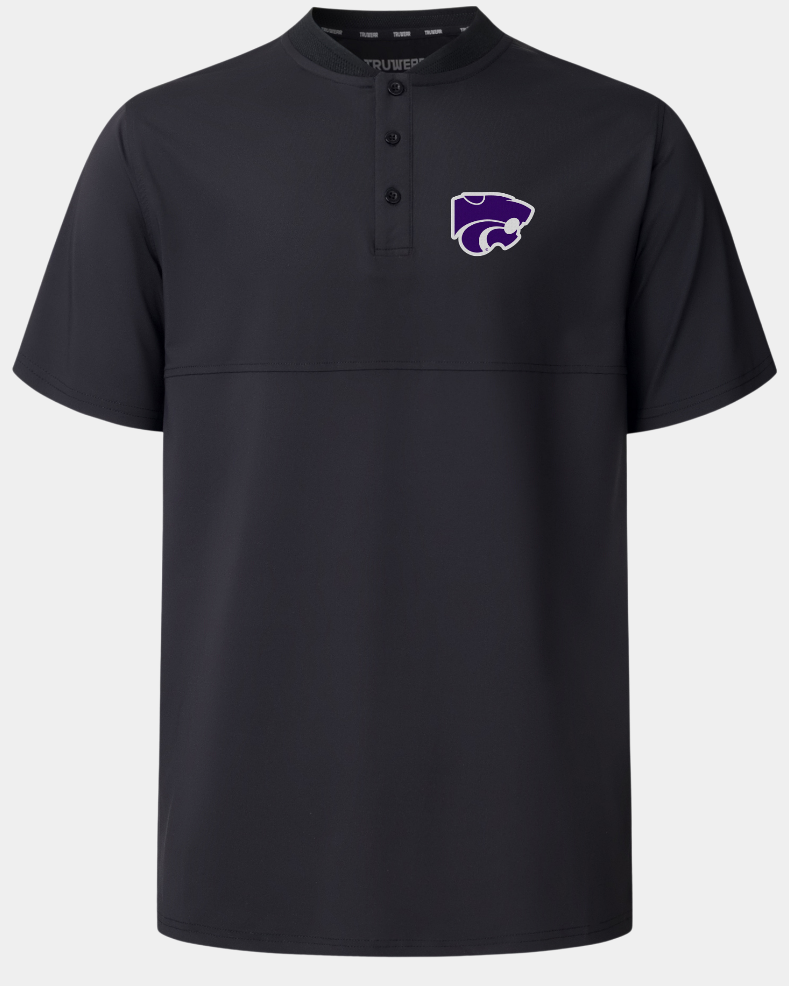 Kansas State Crown Blade Polo Black