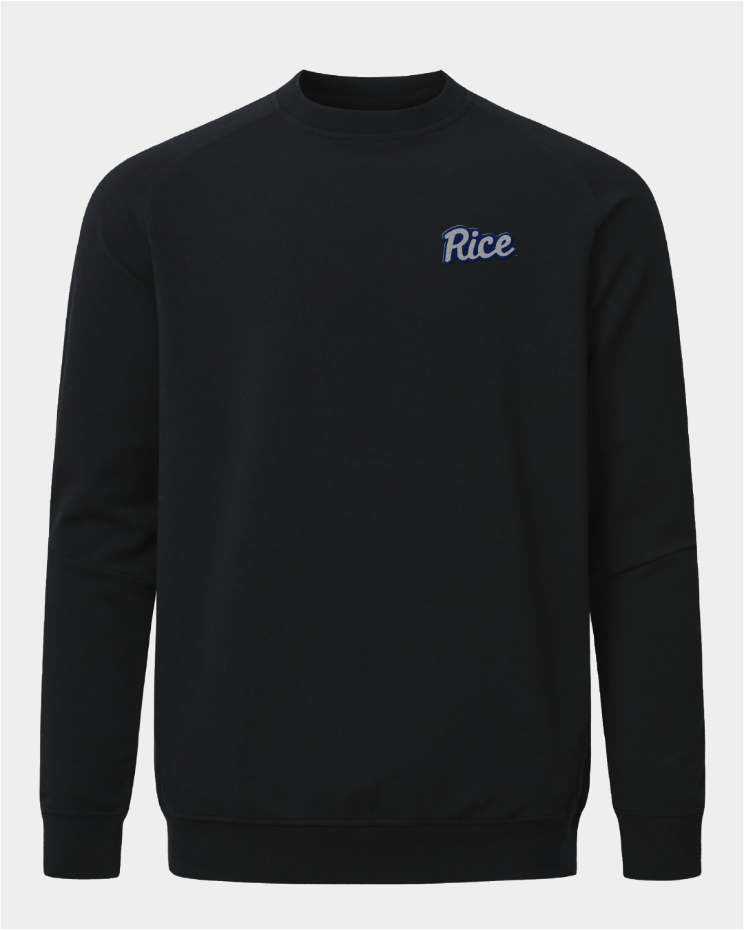Rice Meridian Black Crewneck