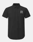 Rice Phenom Classic Black Short Sleeve Dress Shirt