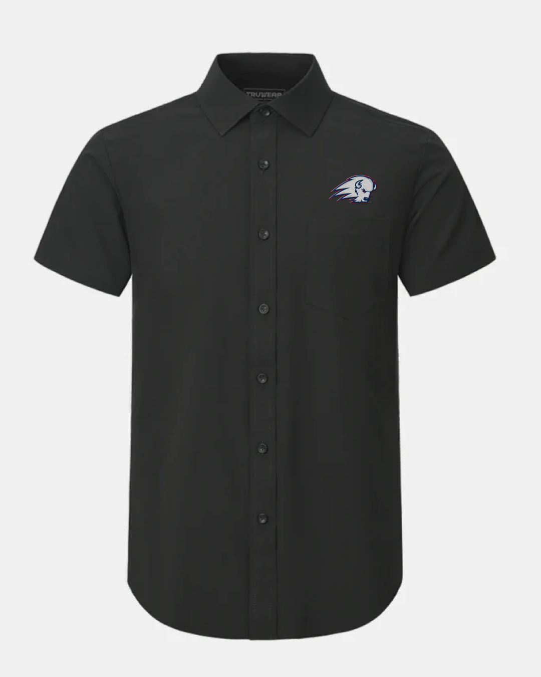 UTECH Phenom Classic Black Short Sleeve Dress Shirt