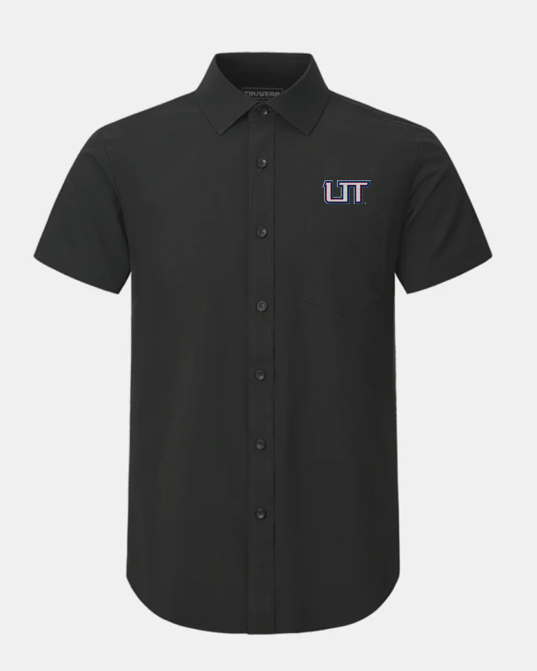 UTECH Phenom Classic Black Short Sleeve Dress Shirt