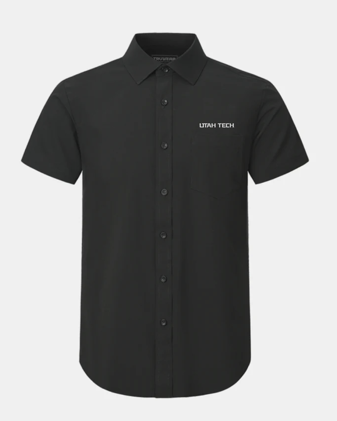 UTECH Phenom Classic Black Short Sleeve Dress Shirt