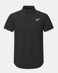 Rice Phenom Classic Black Short Sleeve Dress Shirt