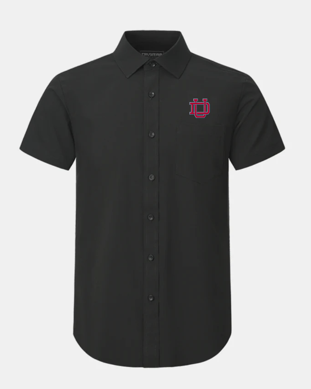 Dayton Phenom Classic Black Short Sleeve Dress Shirt