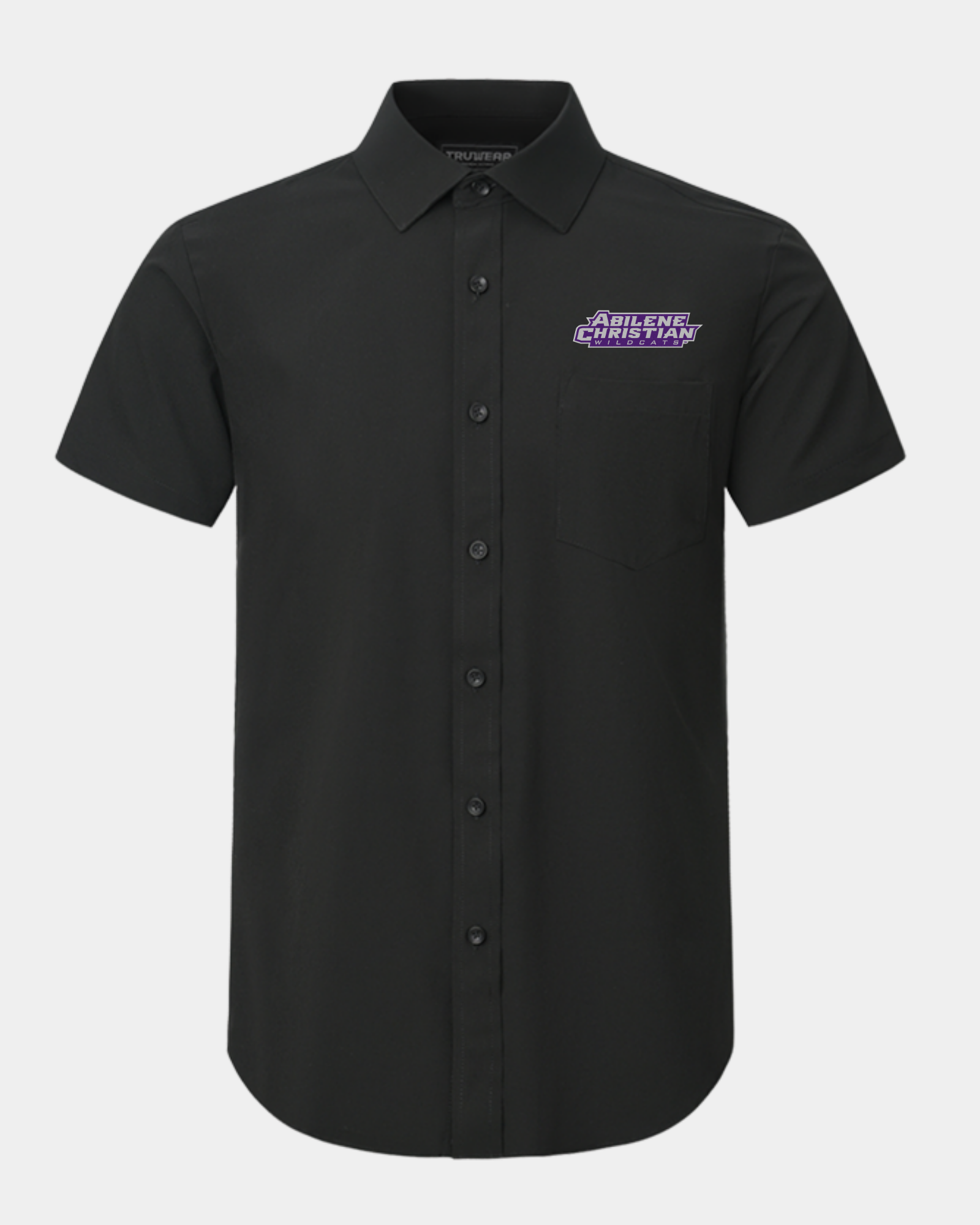 ACU Phenom Classic Black Short Sleeve Dress Shirt