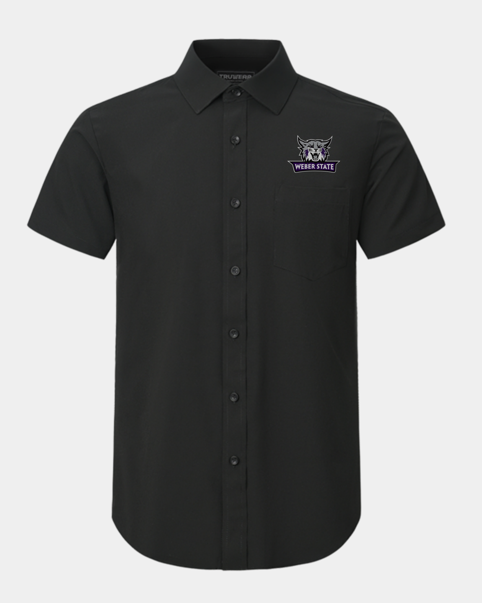 Phenom Classic Black Short Sleeve Dress Shirt – Stylish and Versatile Fit
