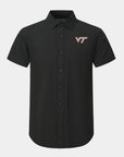 VT Phenom Classic Black Short Sleeve Dress Shirt