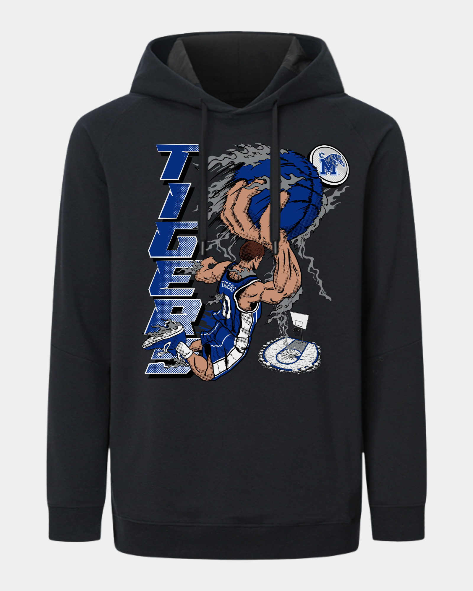 Memphis Slam Dunk Singular Black Hoodie