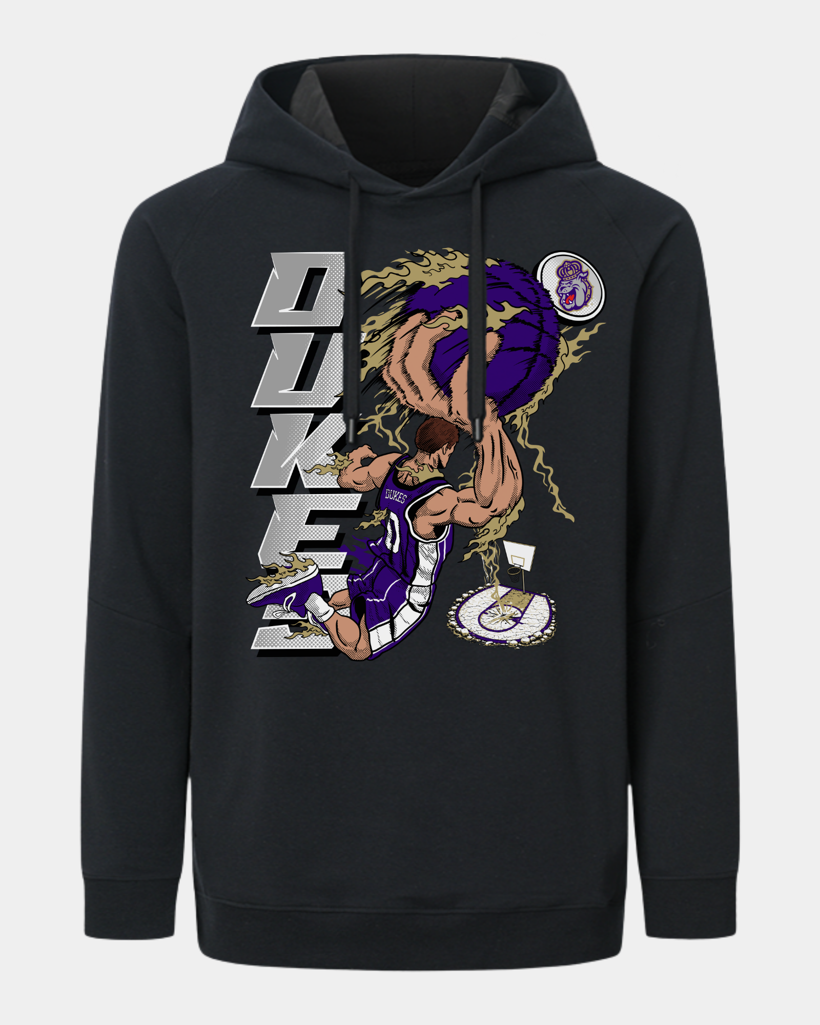 James Madison Slam Dunk Singular Black Hoodie