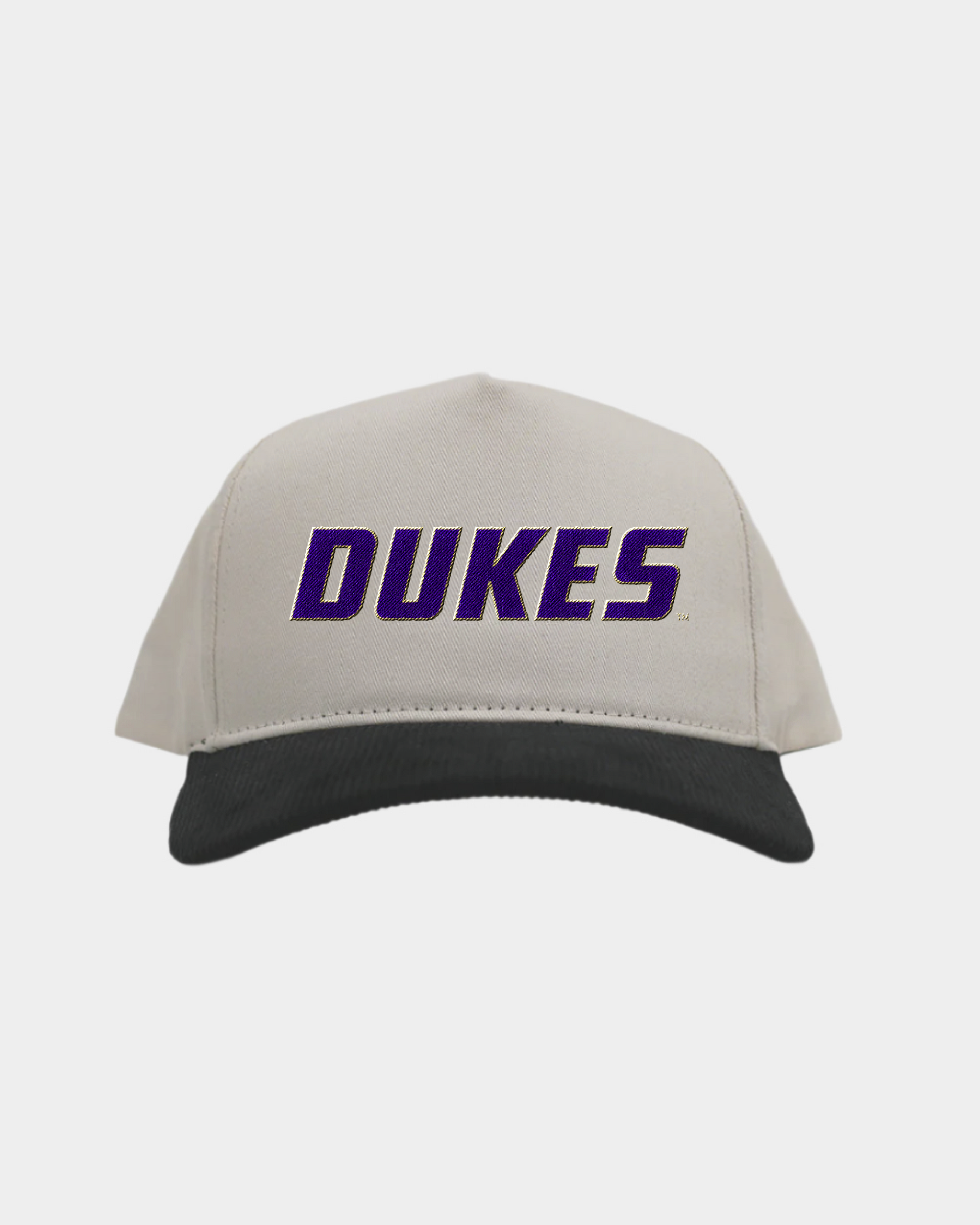 James Madison Cream Black Cord Brim Fade Hat