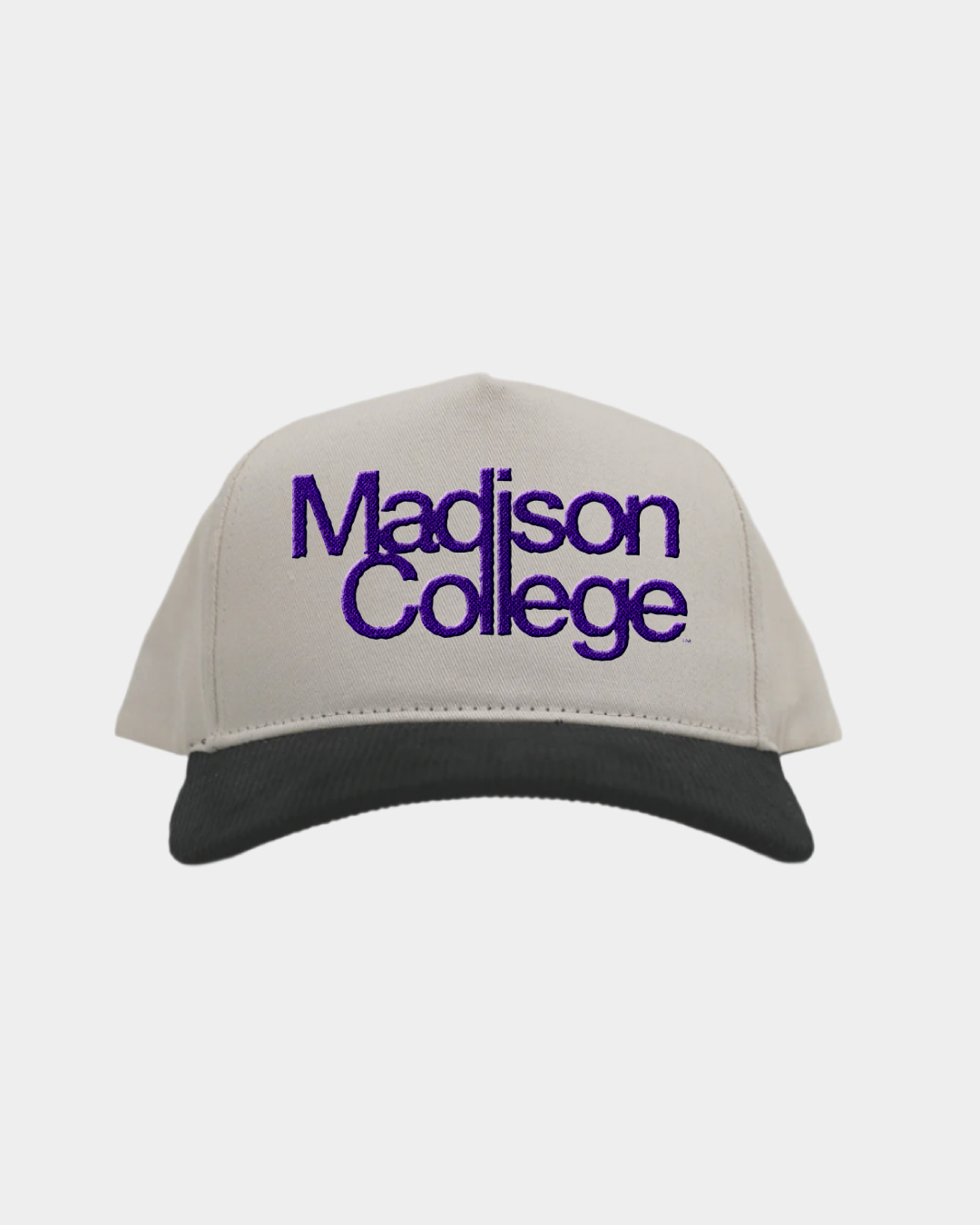 James Madison Cream Black Cord Brim Fade Hat