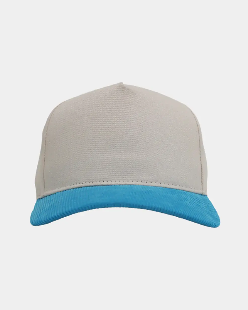 Light Blue Cord Brim Fade Hat - Blue