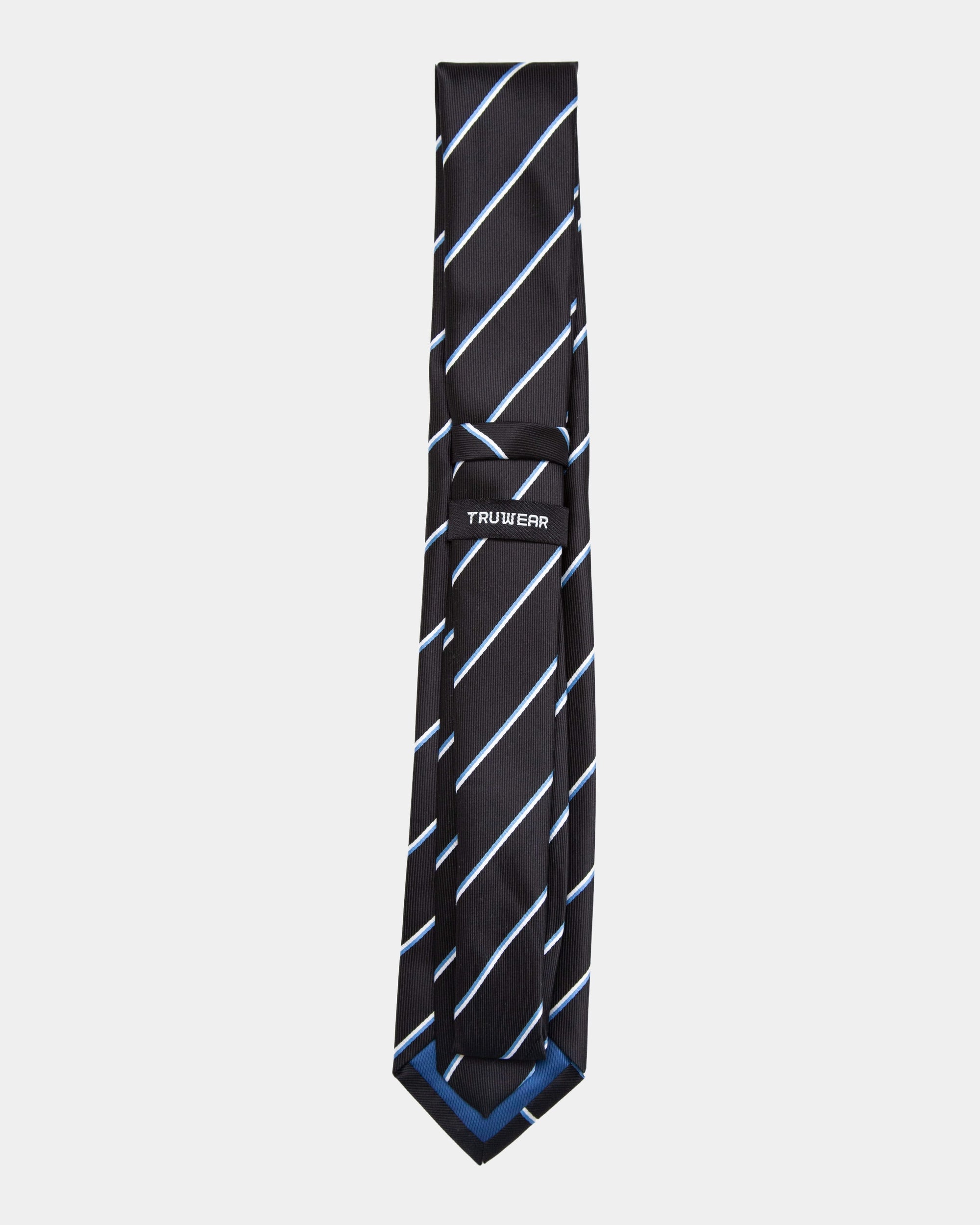 Immortal Black and Blue Stripe Tie