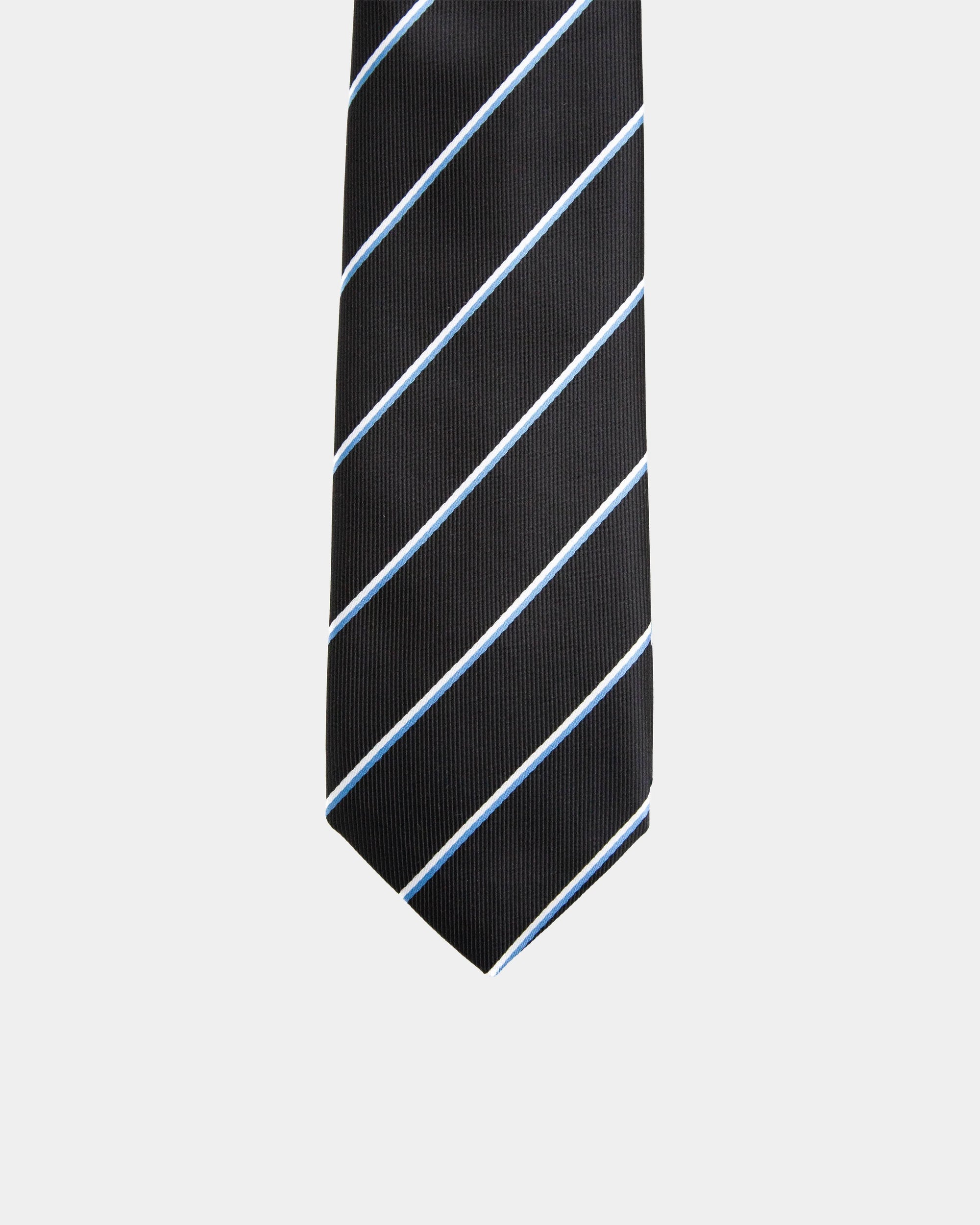 Immortal Black and Blue Stripe Tie