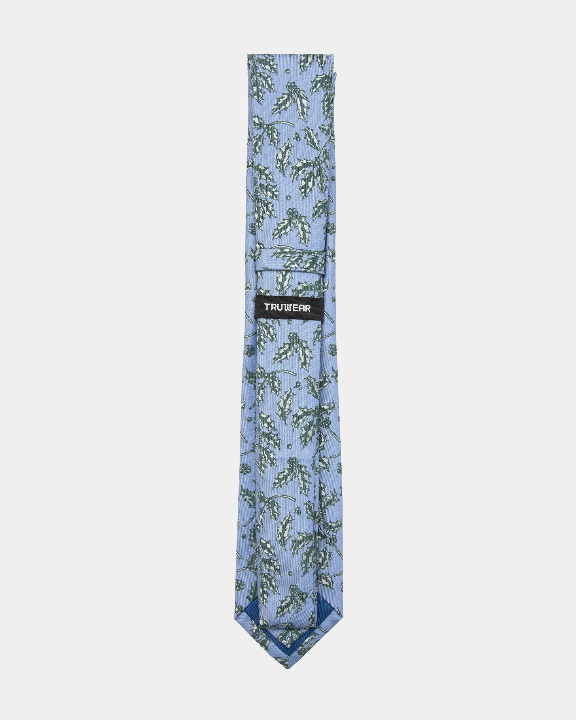 Immortal Blue Holly Tie