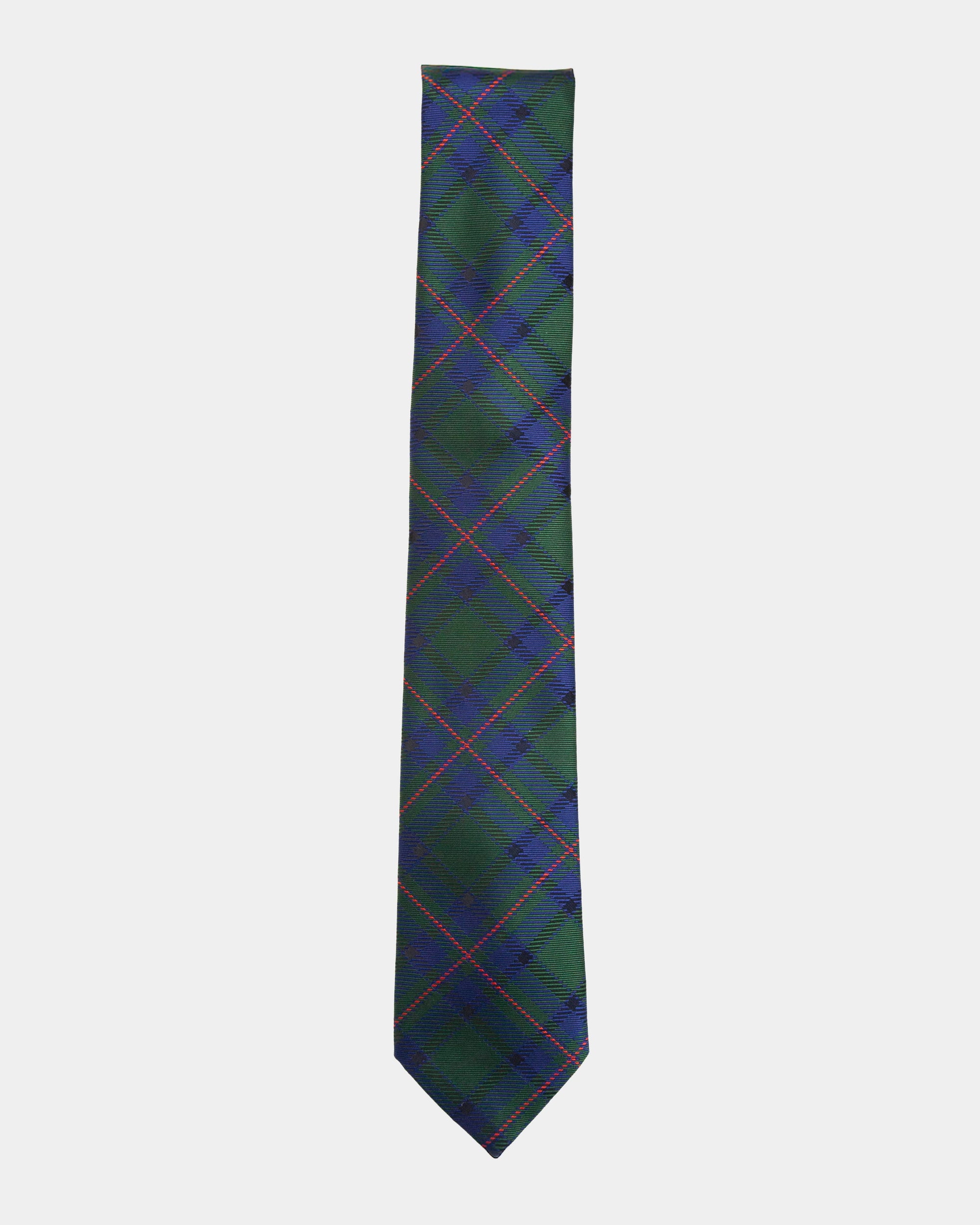 Immortal Tartan Dark Green Tie