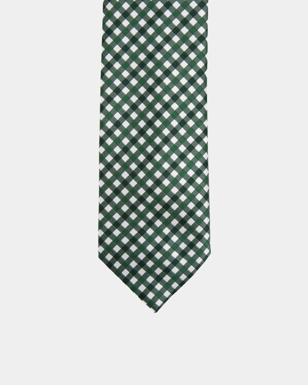Immortal Green Gingham Tie
