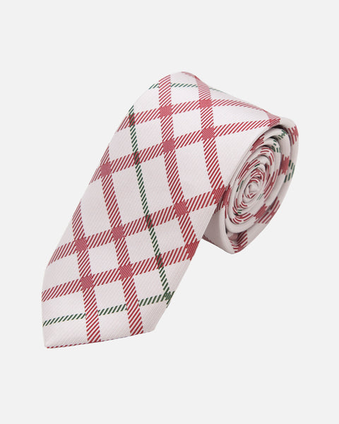 Immortal Christmas Plaid Tie