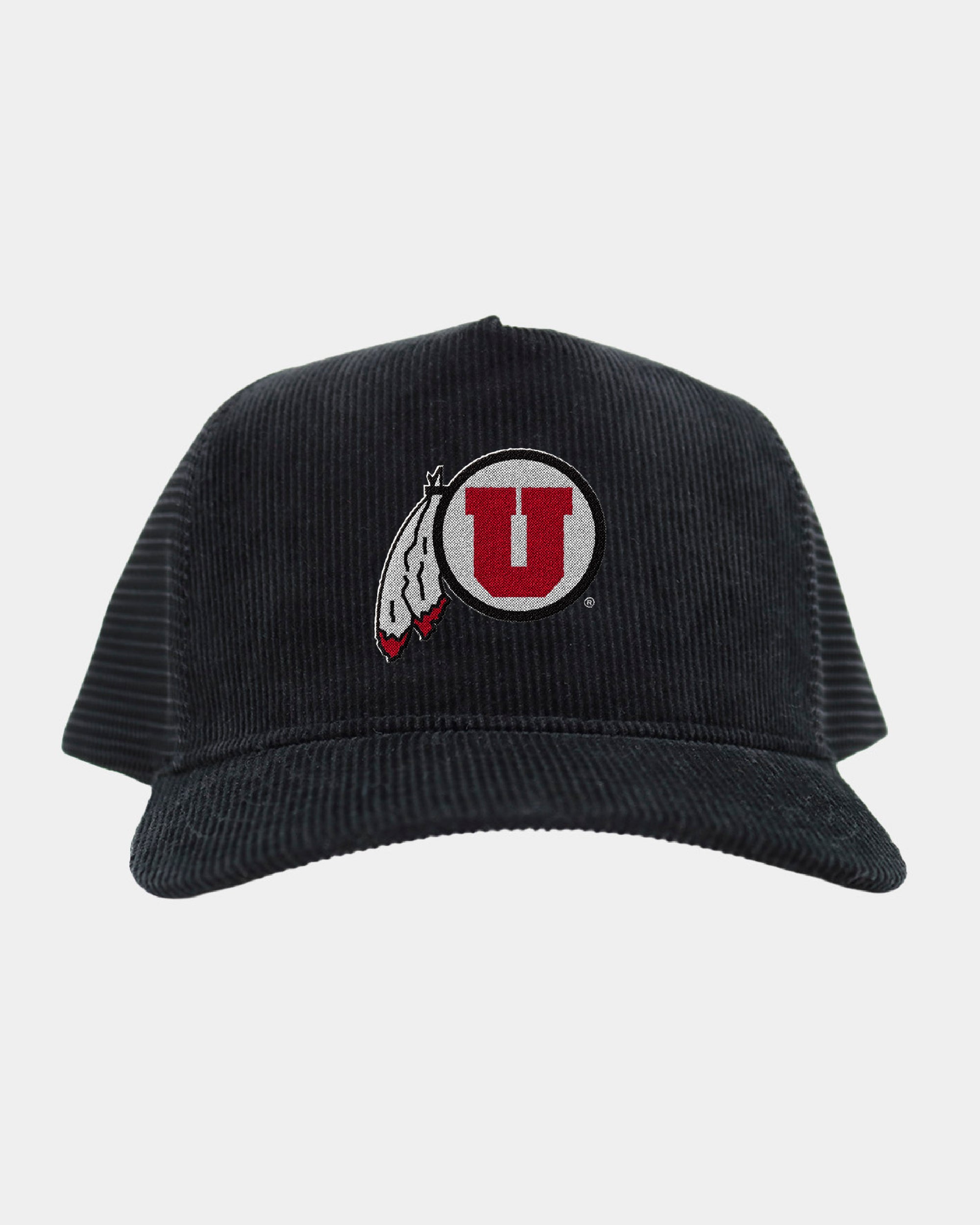 UofU Black Full Cord Fade Hat
