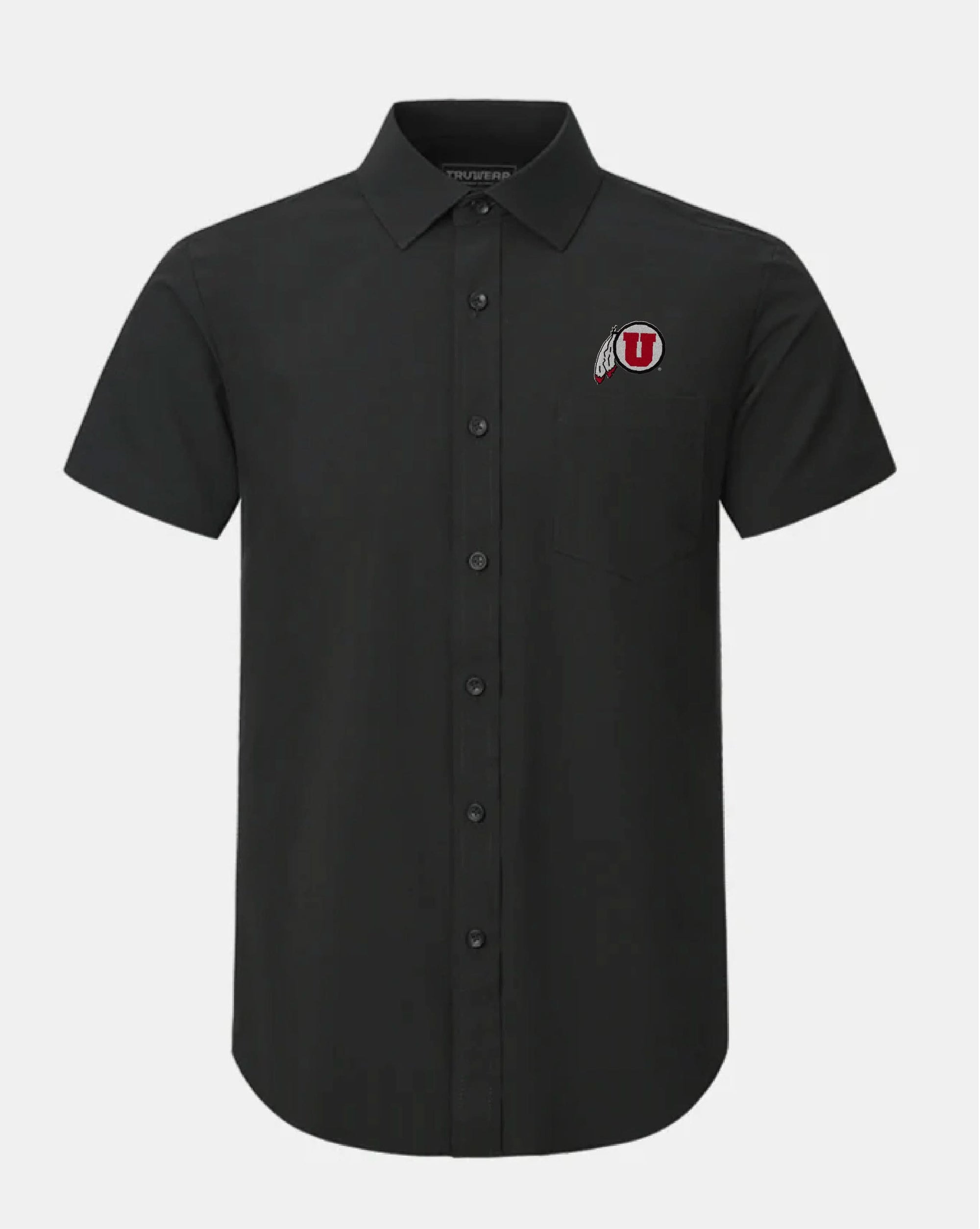 UofU Phenom Classic Black Short Sleeve Dress Shirt