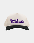 Kansas State Cream Black Cord Brim Fade Hat 3