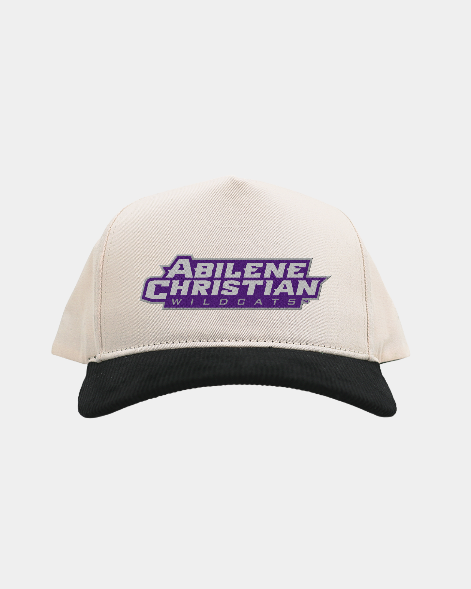 ACU Cream Black Cord Brim Fade Hat
