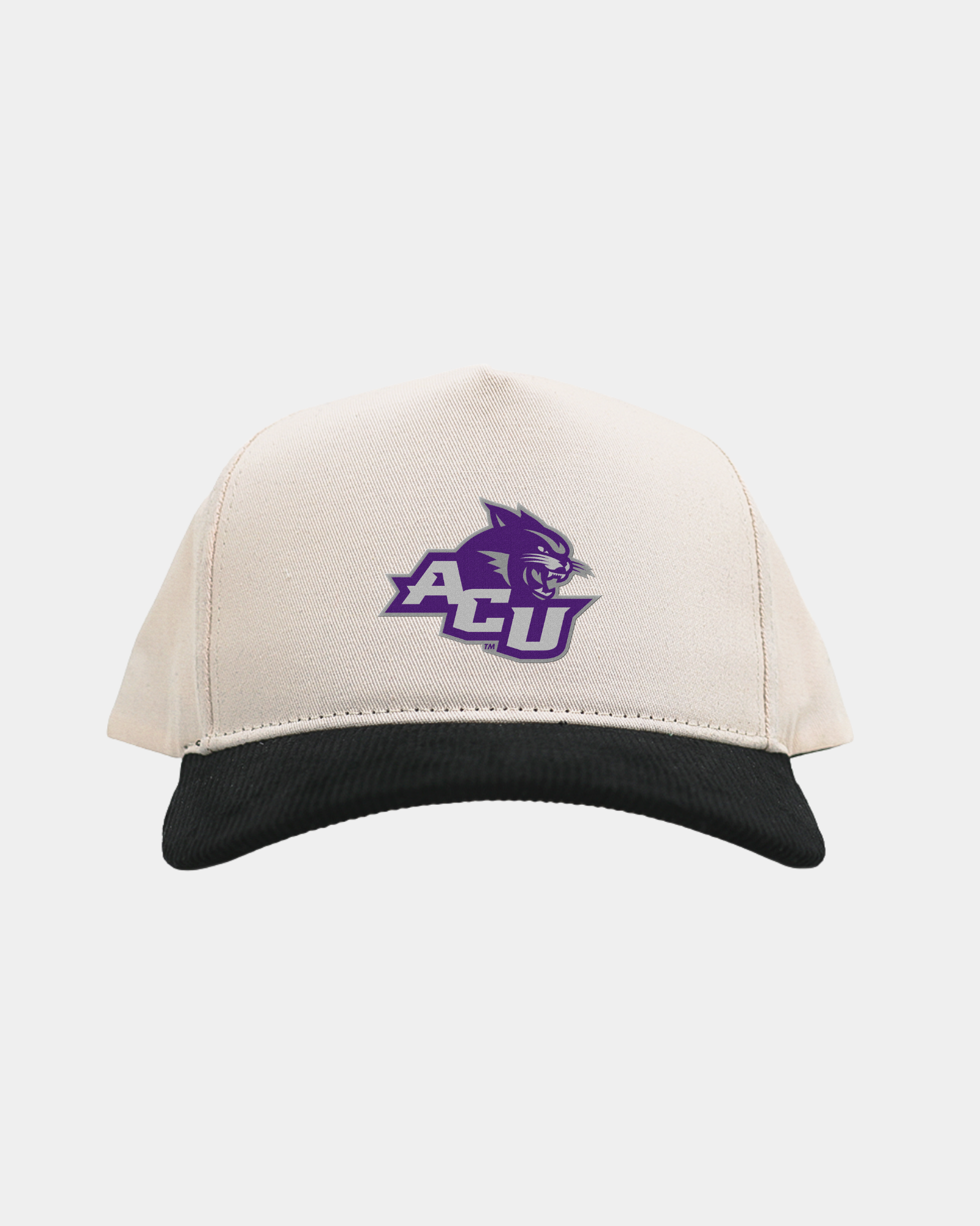 ACU Cream Black Cord Brim Fade Hat