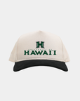 University of Hawaii Cream Black Cord Brim Fade Hat