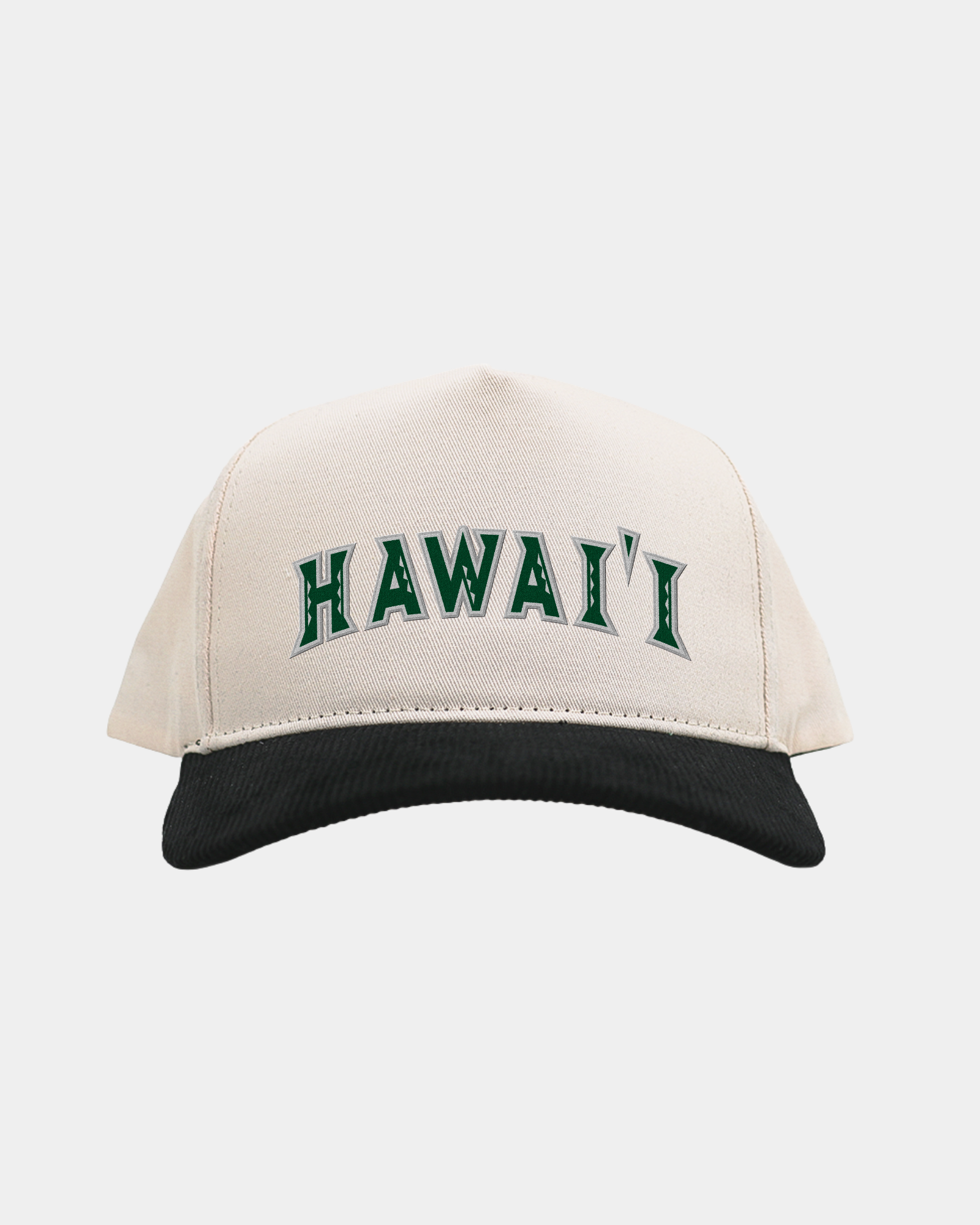 University of Hawaii Cream Black Cord Brim Fade Hat