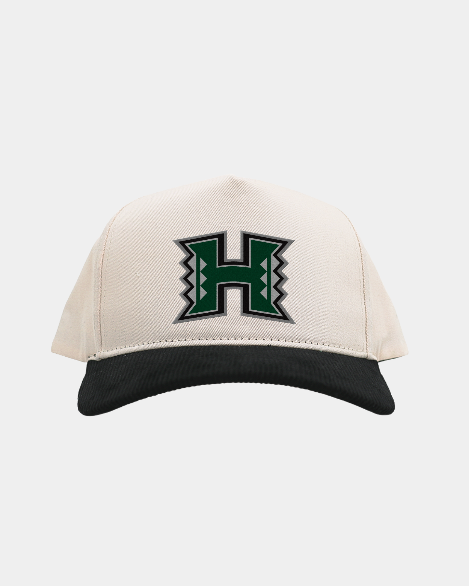 University of Hawaii Cream Black Cord Brim Fade Hat