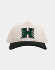 University of Hawaii Cream Black Cord Brim Fade Hat
