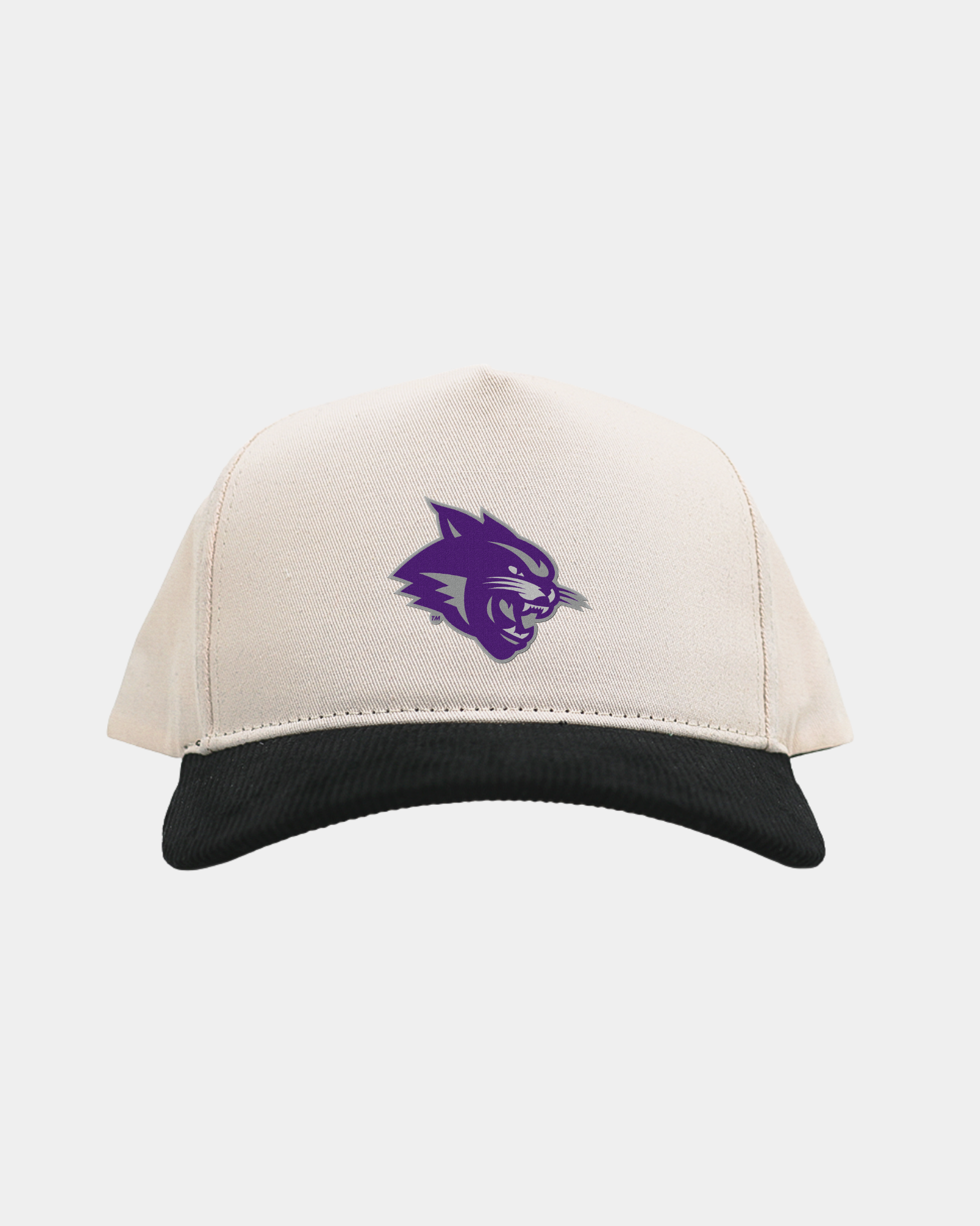 ACU Cream Black Cord Brim Fade Hat