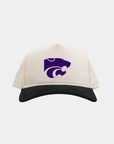 Kansas State Cream Black Cord Brim Fade Hat 2