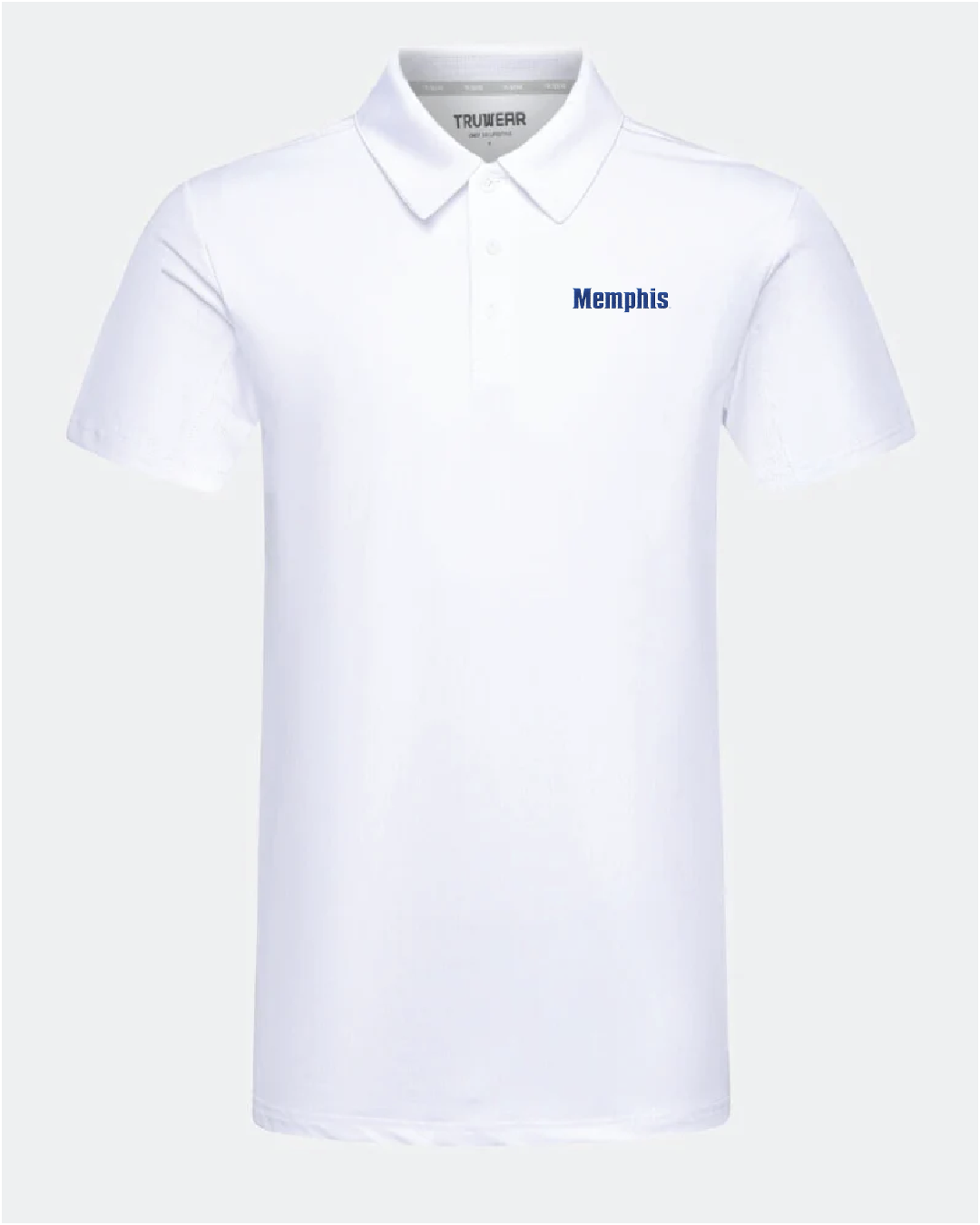 Memphis University Crest 2.0 White Polo