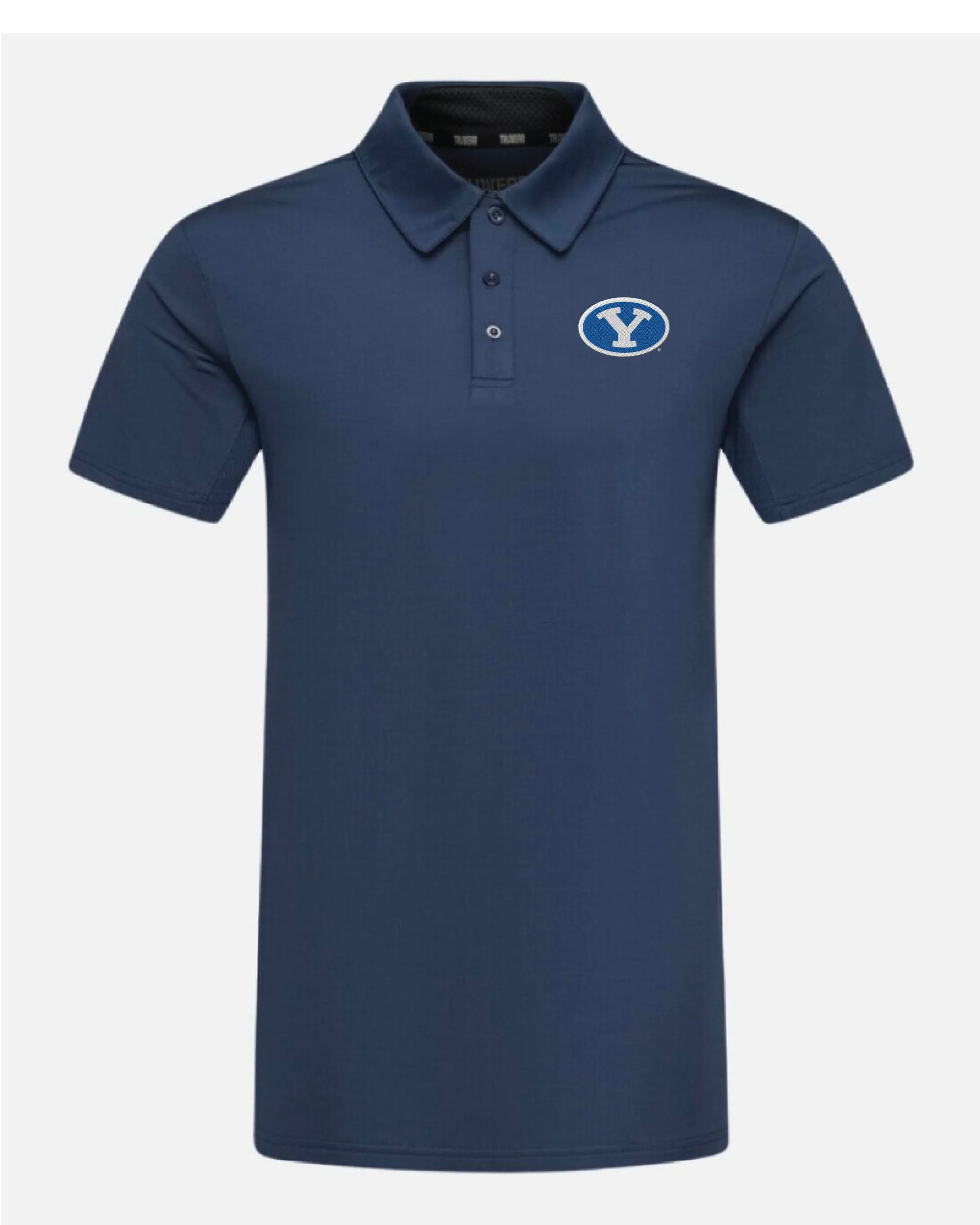 BYU Crest 2.0 Navy Blue Polo
