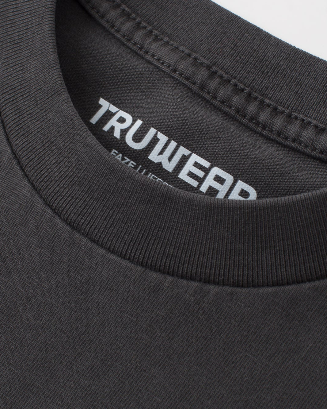 Faze Heavyweight Tee Charcoal Long Sleeve