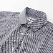 Phenom Classic Black Plaid Short Sleeve Dress Shirt