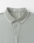 Icon Polo Slate Green Collar