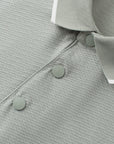 Icon Polo Slate Green Button
