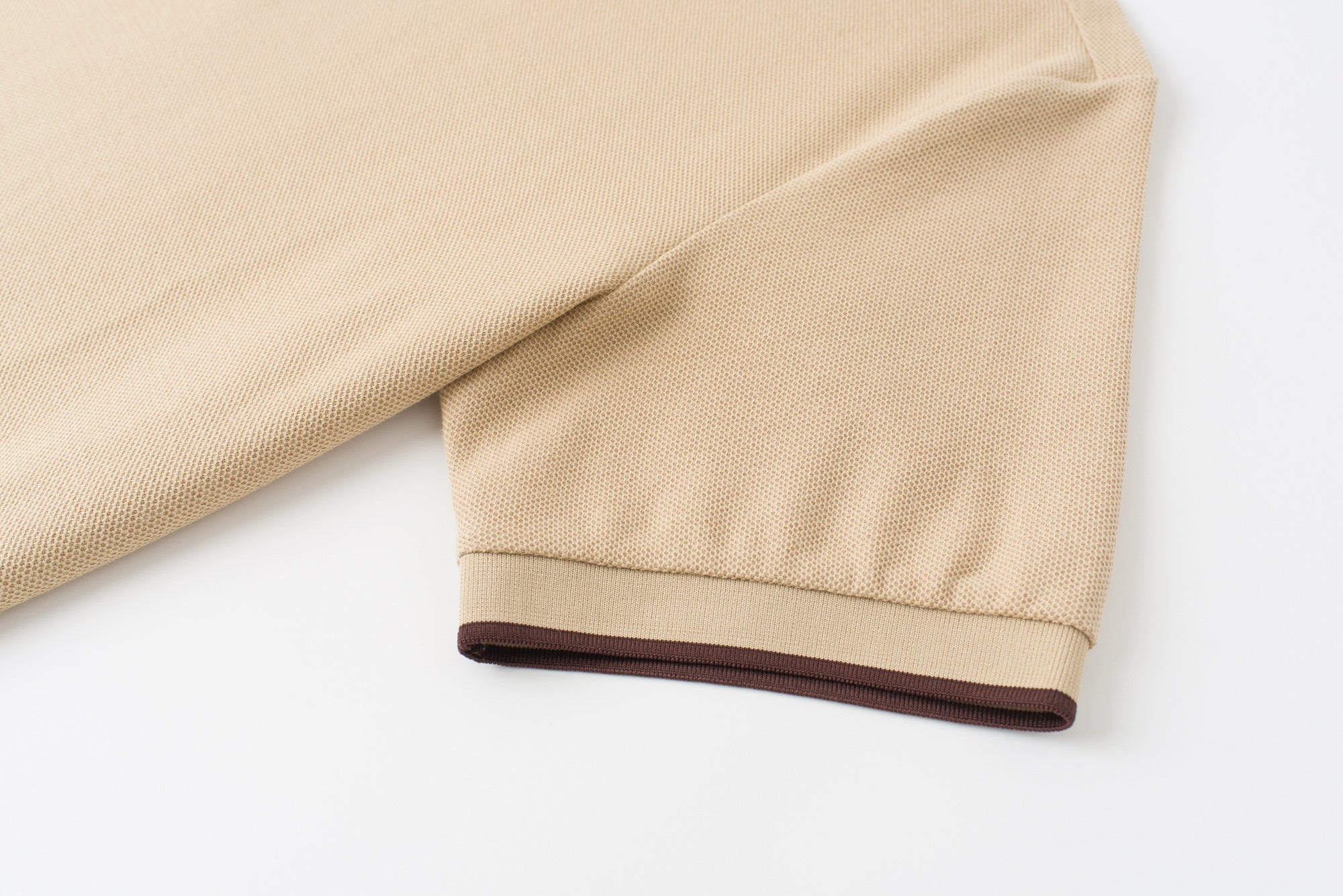 BoTT×TTTMSW Zip Up Polo 2023 AW TRUWEAR Vanguard Zip Polo – Tan | Performance Golf Polo