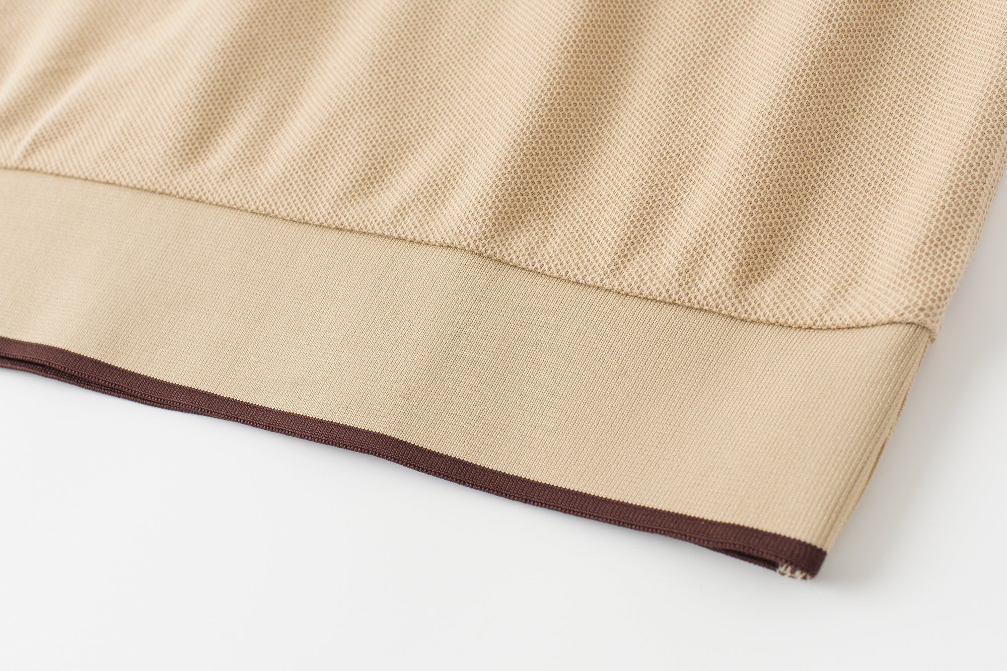 Vanguard Zip Polo Tan