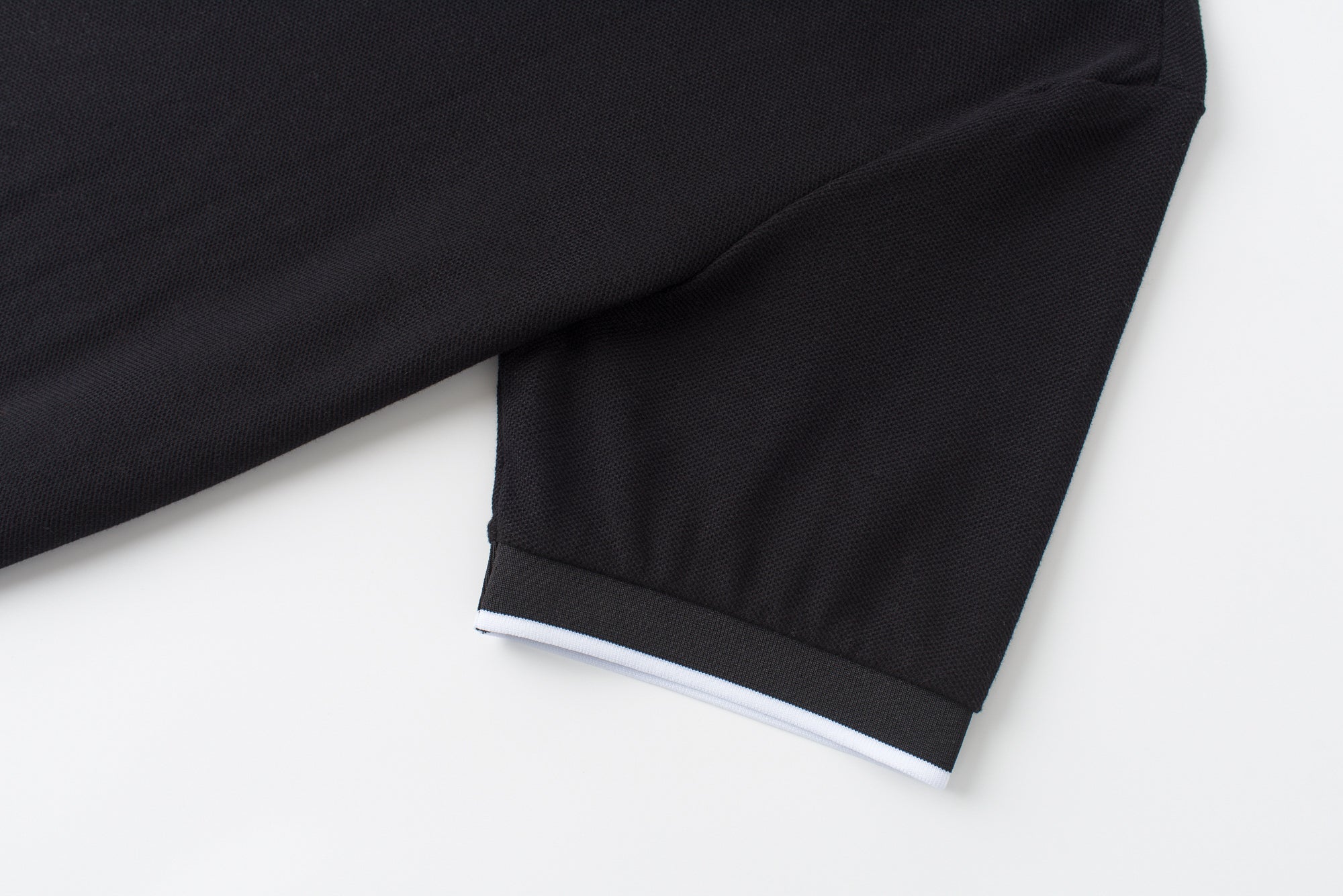 Vanguard Zip Polo Black