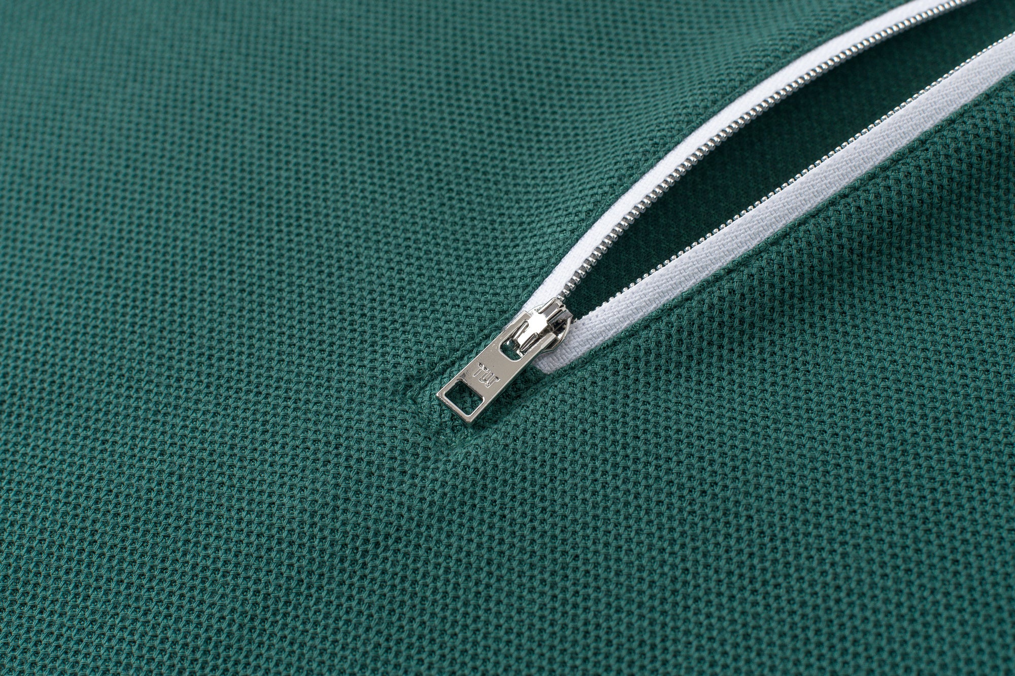 Vanguard Zip Polo Fairway Green